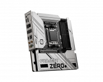 MSI B650M PROJECT ZERO AM5 DDR5 7600MHZ(OC) HDMI DP M.2 USB3.2 2.5G LAN WI-FI 6E mATX